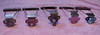 147- 50's Gibson ES 330 Trap Tail pieces nickel $175 : 